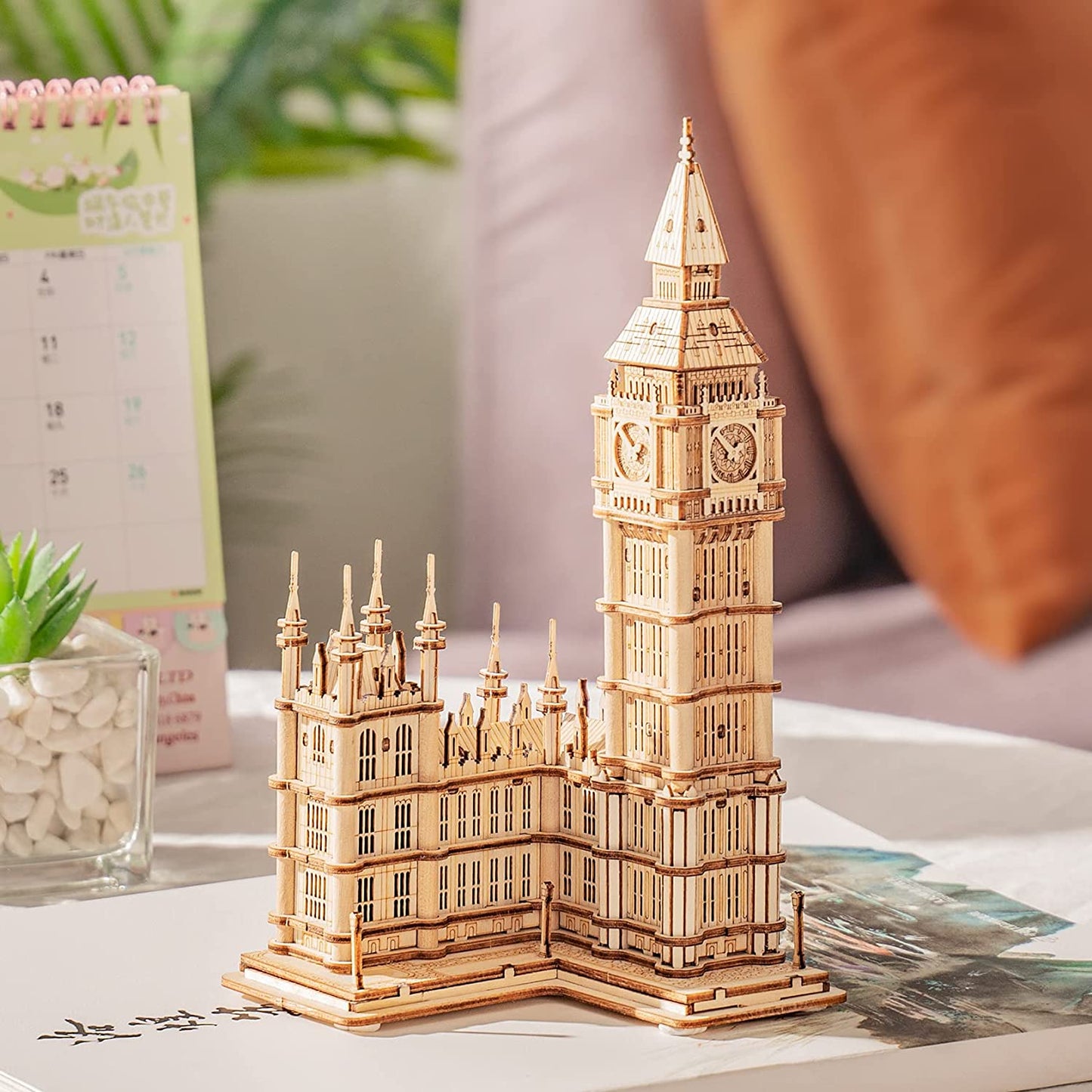 Big Ben 3D de Madera Premium – Puzzle Decorativo de Londres