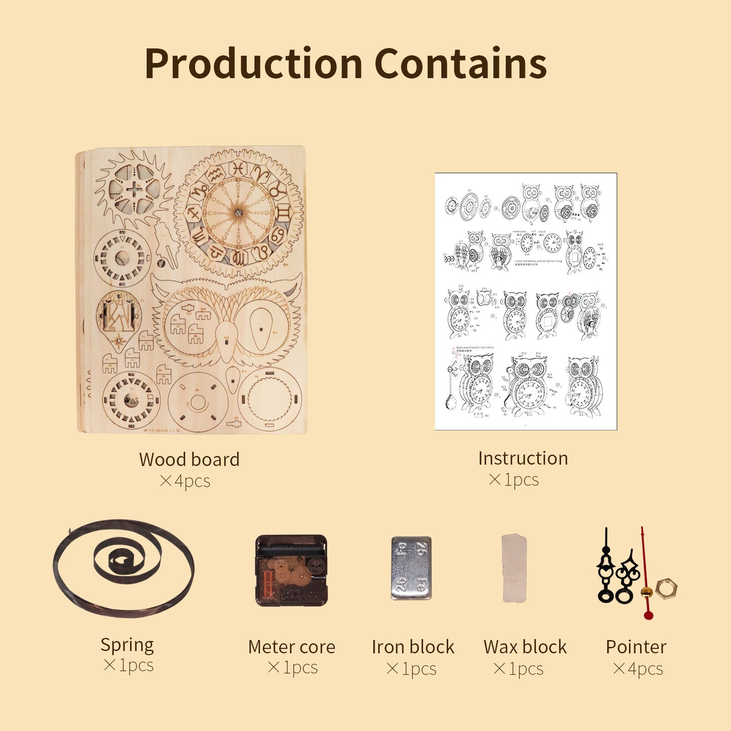 🦉 Reloj Búho 3D de Madera – Regalo Premium Decorativo