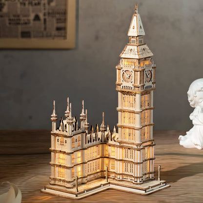 Big Ben 3D de Madera Premium – Puzzle Decorativo de Londres