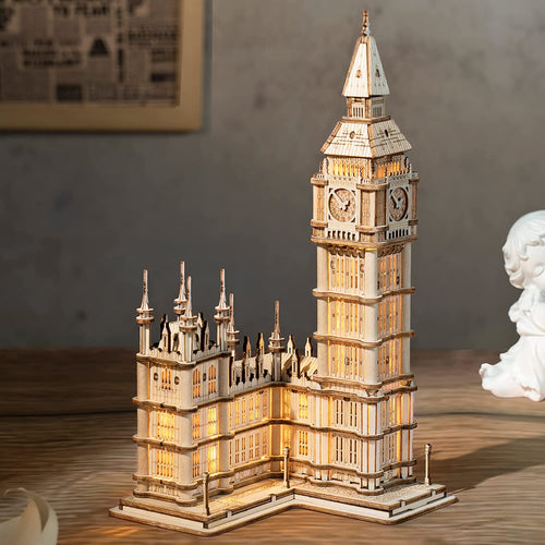 Big Ben 3D de Madera Premium – Puzzle Decorativo de Londres