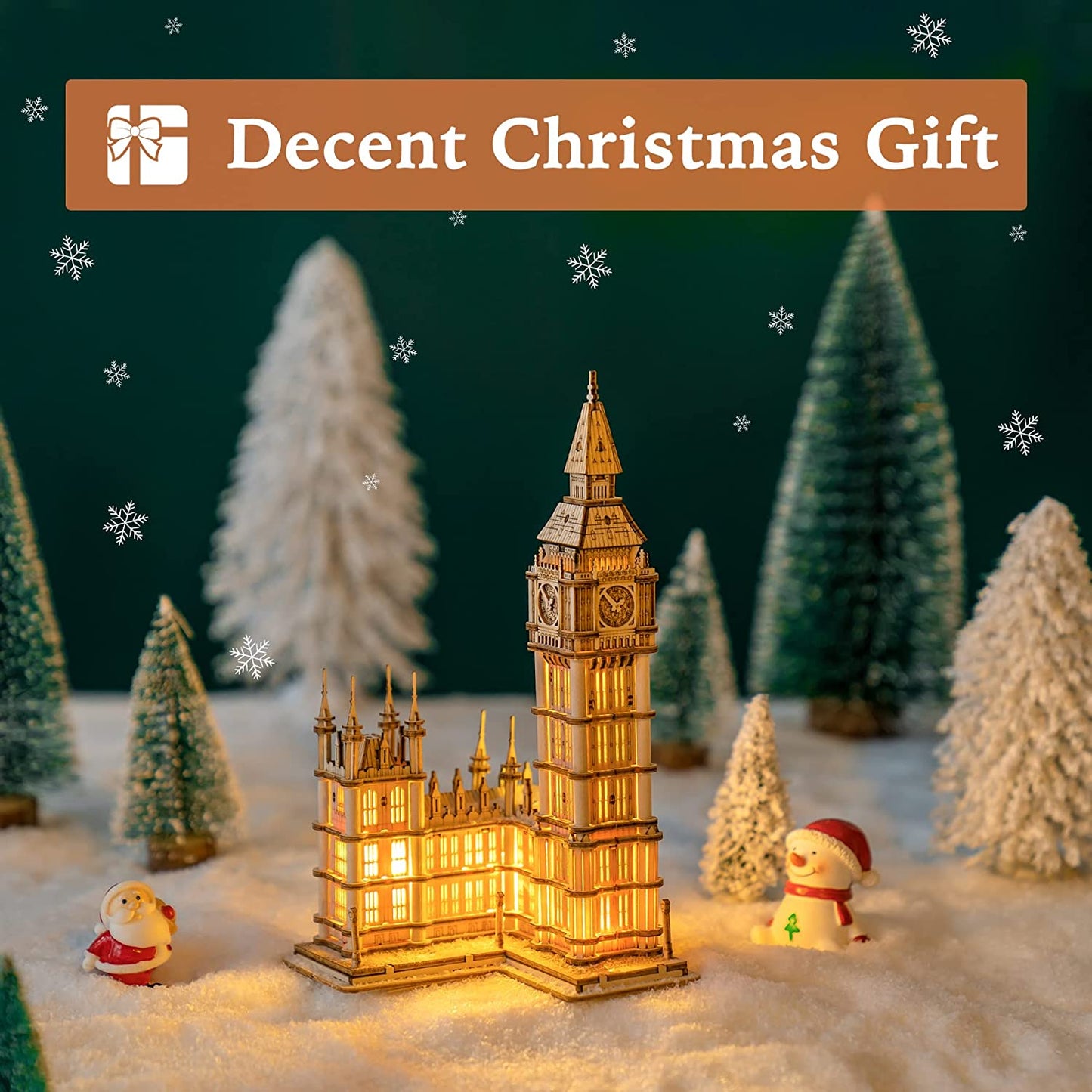 Big Ben 3D de Madera Premium – Puzzle Decorativo de Londres