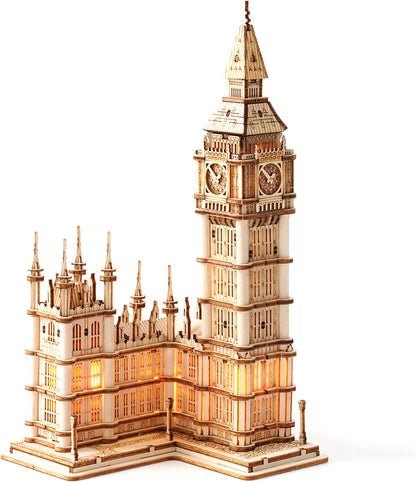 Big Ben 3D de Madera Premium – Puzzle Decorativo de Londres